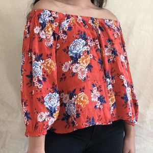 Off the shoulder shirt